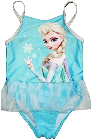 Disney Frozen Little Girls Elsa One Piece Swimsuit (2T)