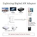 HkittyXiong HDMI Digital AV Adapter Compatible iPhone iPad iPod to HDMI Adaptor,Work with Projector Monitor Display HDTV