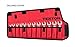 TEKTON WRN50190 Stubby Ratcheting Combination Wrench Set with Roll-up Storage Pouch, Metric, 8 mm - 19 mm, 12-Piece