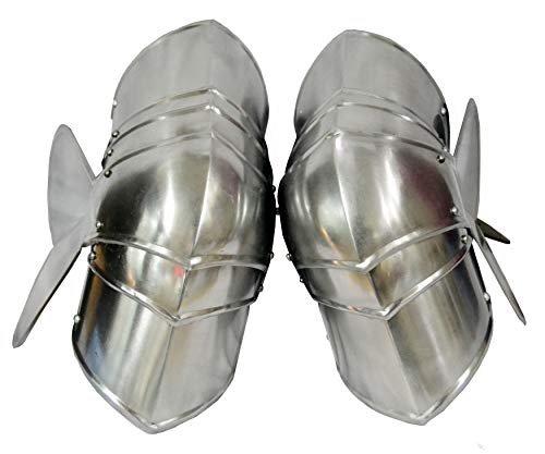 Brass Nautical - Gothic Leg Guard Armor Set - Metallic - One Size