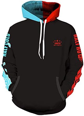 Boku No Hero Academia My Hero Academia Cosplay Shoto Todoroki Hoodies Pullover Sweatshirt Costume Jacket Coat