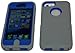 Brand New Iphone 5 5S Body Armor Defender - Comparable to Otterbox Defender (Light Grey on Blue)