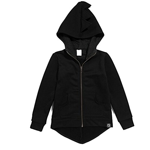 Baby Boys Long Sleeve Dinosaur Hoodies Toddler Zip-up Jacket Clothes