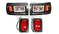 Club Car DS Golf Cart Headlight and LED Tail Light Kit - 1993 & Up