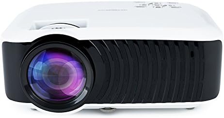 OAKLETREA Vedio Projector 2000 Lumens Portable Multimedia Mini LED Projector for Home Theater Cinema Movie Entertainment Games Parties with USB VGA HDMI AV SD,White(3D 4K HDMI Cable Inside)