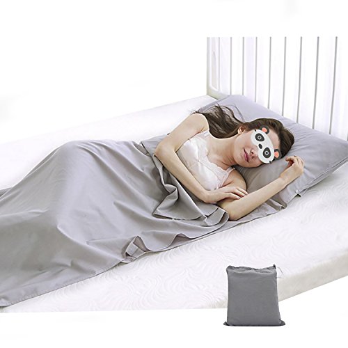 RedSwing Lightweight Sleeping Bag Liner, A Soft Compact Travel Sheet Anywhere You Go, Great for Summer Camping, Hotel, Machine Washable