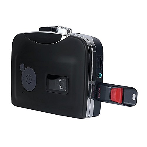 Autoor Ezcap 230 Portable USB Tape Converter Stereo Cassette Tape-to-MP3 Player Auto Version