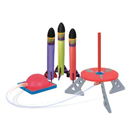Original Geospace Jump Rocket - Launcher and 3 Rocket Set