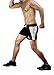 FlexzFitness Men's Bodybuilding Gym Workout and Running Shorts with Elastic Waist
