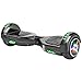 XtremepowerUS Self Balancing Scooter Hoverboard UL2272 Certified, Bluetooth Speaker and LED Light (Black Chrome)