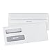 500#10 FLIP & Seal Double Window Security Envelopes - for Invoices, Statements & Legal Documents, Self-Sealing Adhesive Seal, Security Tinted, Size 4 ⅛ X 9 ½ - 24LB, 500 Count (30110)