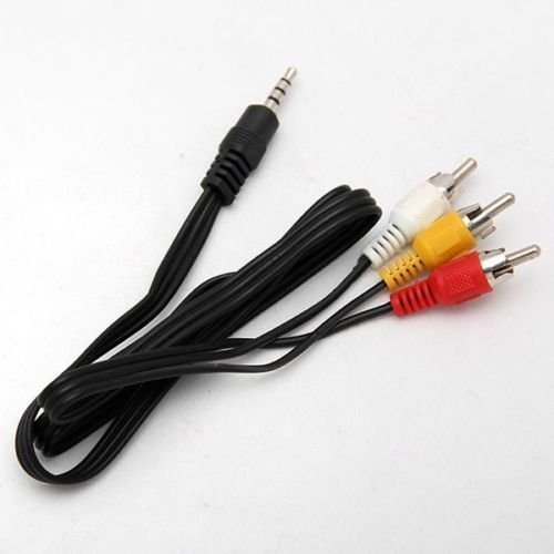 ACEMAX 4ft 1.2m 3.5mm Male Jack to RCA (Video/Audio L/R)A/V Cable for MX MXQ MXQ PRO M8 M8S GBOX Q GBOX Q2 AV port Android TV Box