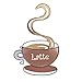 Super Z Outlet Coffee House Mug Cups Latte Java Mocha 3D Metal Wall Art Sculpture for Home Kitchen Decoration, Gifts, Restaurants