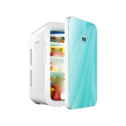 Click Here to See More Images STAZSX Car Mini Refrigerator Single Door Refrigerator Micro Refrigeration Refrigerator Car Refrigerator, Green 25L-30.9X37.2X50cm