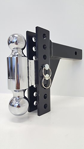 MaxxHaul 70380 Black/Chrome Adjust Dual Ball Mount
