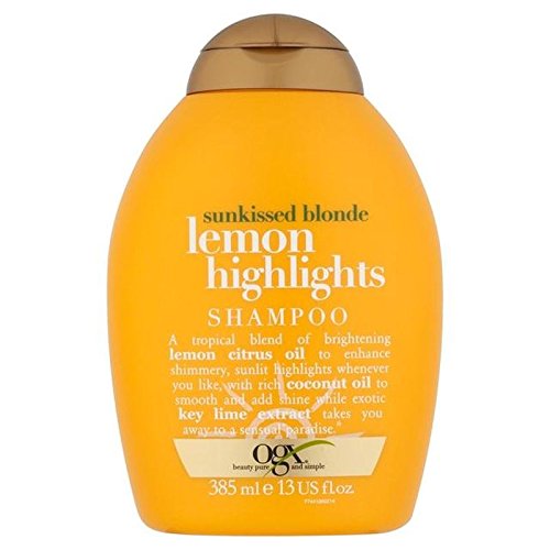 Ogx Blonde Lemon Highlights Shampoo 385ml (PACK OF 4)