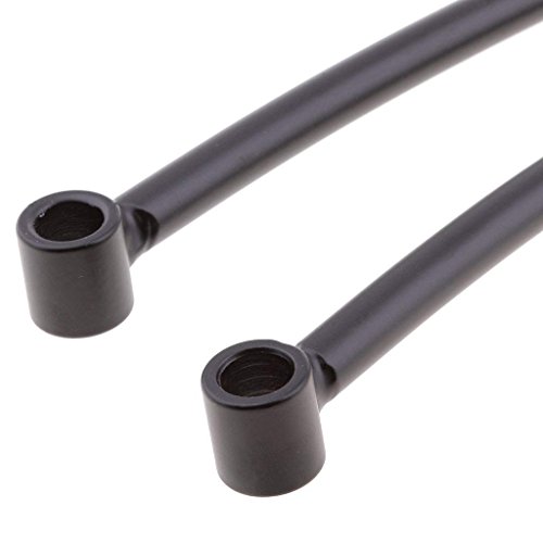 ETbotu Motorcycle Rear Fender Rail Support Bracket Mount Holder Bobber For Motorbike Harley Cruiser Black