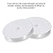 YUEAON 200pcs 8mm Colorful Natural Chakra Beads and Black Lava Rock Stone Essential Oil Diffuser Bead for Jewelry Making Bracelet Necklace Pendant DIY(2 Rolls Elastic Cord+Container Box Include)