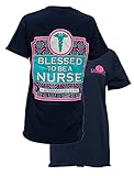 Southern Couture Women's Blessed To Be a Nurse Short-Sleeve Tee Shirt