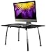 Mount-It! Standing Desk Height Adjustable Tabletop Standing Desk Converter, 32x22 Large Desktop Workstation, Black (MI-7933)