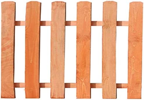 GJNVBDZSF Animal Barrier Garden Decoration Outdoor Fence Panel Environmental Protection Solid Wood Moisture Proof Patio