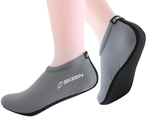 Skeen Ultra Lightweight Water Shoes Aqua Socks (1. XS (US Kids: 12~13), Gray)