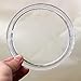 Model Worker 10PCS Round Handles Replacement for Handmade Bag Handbags Purse Handles (Transparent)