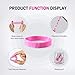 YoleShy 48 PCS Breast Cancer Awareness Bracelets Pink Ribbon Silicone Sports Bracelets for Women Men