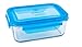 Wean Green Lunch Tubs 23oz/695ml Glass Food Storage Containers - Blueberry (Set of 4)