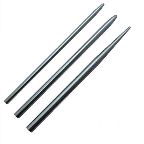 3 Different Size Stainless Steel Paracord Lacing Needles