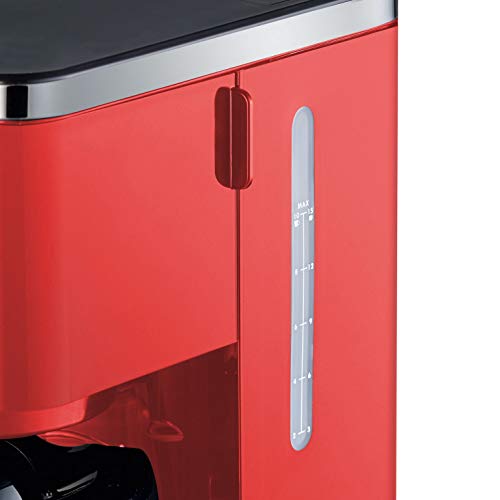Graef Filterkaffeemaschine FK403EU mit Glaskanne, rot – Bild 5