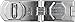 Abus 110/230 C Concealed Hinge Pin Hasp, 9 Inch, Silver