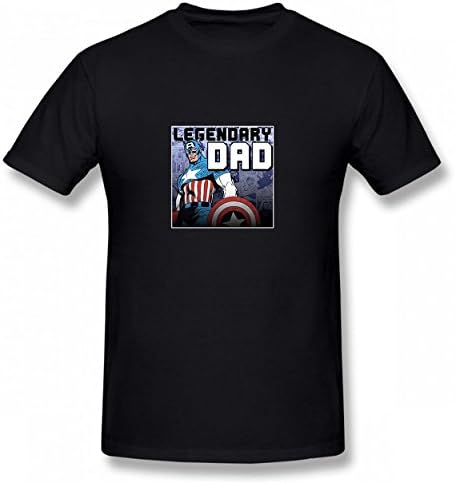 Hero Collection Marvel Captain America Tshirt Printed Cotton T-Shirts Tops Logo Authentic Men Tee Black