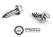 RSD License Plate Screws for Domestic Cars & Trucks Never Rust Stainless Steel (Slotted Hex)