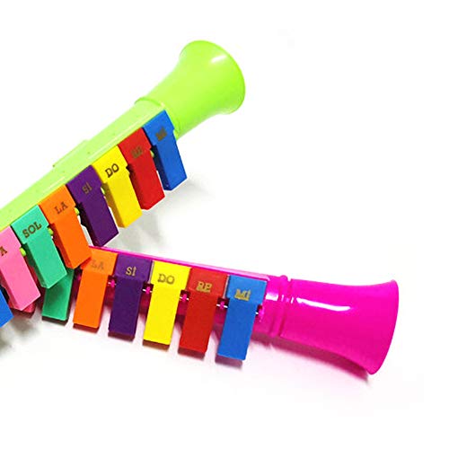 Gilroy 1pc 13 Keys Colorful Melodica Plastic Clarinet Music Instruments Toy for Kids Children, Random Color