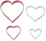Wilton 2308-0926 From The Heart Nesting Cookie Cutters, Set of 4