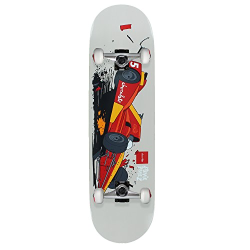 Complete Perez Car Crash 8.25" X 32" Raw Trucks Assembled