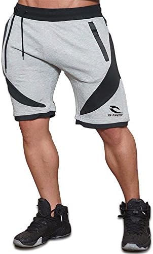 SEA PLANETSP New Men's Gym Workout Jogger Running Bodybuilding Shorts