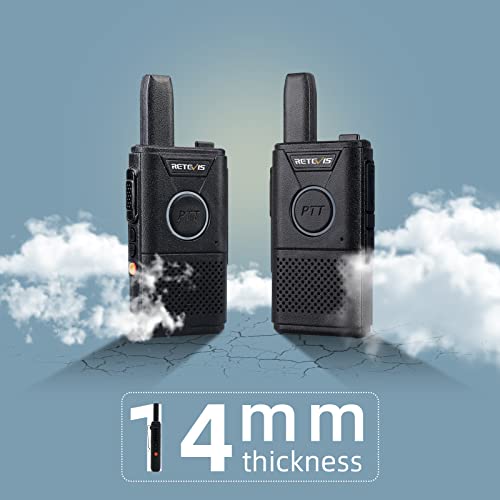 Retevis RT18 Dual PTT 2 Way Radios, Walkie Talkies with Earpiece, Metal