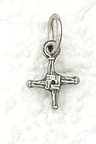 St. Brigid Cross tiny medal charm