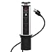 Pulling Up Power Socket Outlet with 2 USB JACKYLED Retractable Hidden Recessed Power Strip 3 AC Outlets 6.5FT Extension Cord for Office Desk Conference Room Kitchen Counter Island