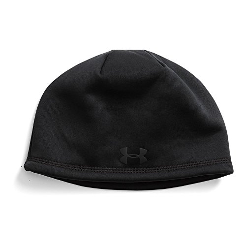 Under Armour Men's Camo Outdoor Fleece Beanie, Black (001)/Black, One Size