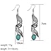 TS Tirbal Retro Bohemia Earrings Tassel Leaf Drop Dangle Earrings (E5)