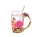 GXONE Mother's Day Gifts,Red Rose Tea Cup Coffee Mug, Ideal for Wife Wedding Anniversary Presents