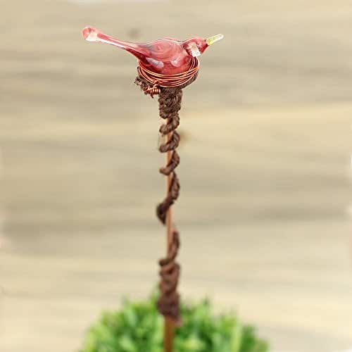 Cardinal Bird Garden Plant Stake Handmade Products