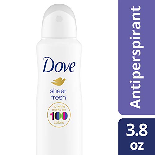 Dove Dry Spray Invisible Antiperspirant Deodorant, Sheer Fresh, 3.8 oz