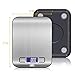 Toplus Digital Kitchen Scale Food Scale, Multifunction Stainless Steel Easy to Clean 11 lb 5 kg, Silver(Batteries Included)