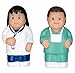 Menchies Little Kids Figures Playset - Little Kids Community Play Figures - Little Figures for Preschool or Toddlers - Includes Fireman and Policeman Figures -Great Gift for Toddlers