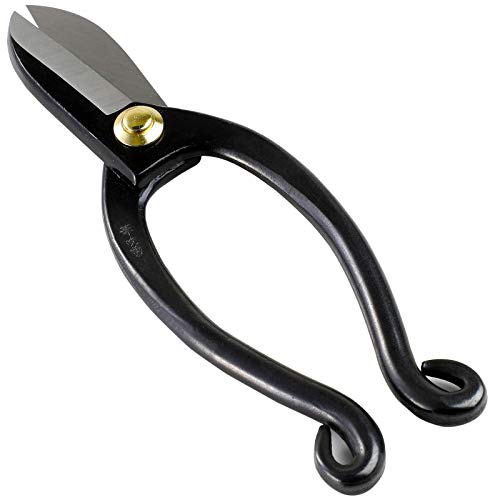 Hanafubuki Ikenobo Ikebana Flower Scissors Made in Japan 6.5inch(165mm), Japanese Floral Arranging Tools, Kado Hasami Shears - Ikenobo Black