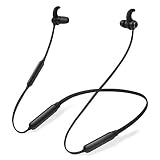 Avantree Bluetooth Neckband Headphones Earbuds for TV PC, No Delay, 20 Hrs Playtime Wireless Earphones with Mic, Magnetic, Light & Comfortable, Compatible with iPhone Cell Phones, Workout Gym - NB16